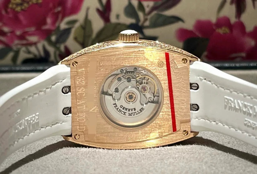Franck Muller Rose Gold Vanguard V32 Factory Diamond