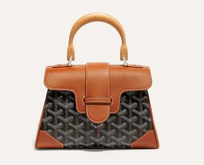 Goyard Saigon Mini (Black & Tan)