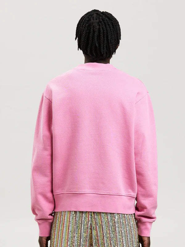 PALM ANGELS BOX LOGO SWEATSHIRT PINK