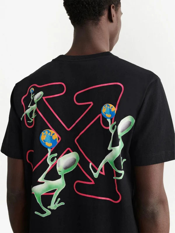 OFF-WHITE ALIEN ARROW SKATE TEE BLACK