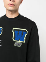 Off-White Varsity Patch Sweatshirt (Black)