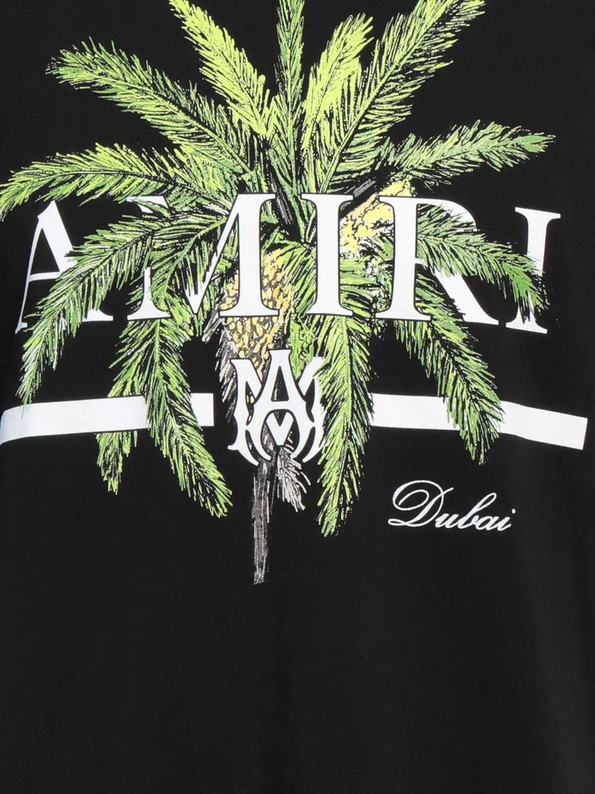 AMIRI PALM DUBAI TEE BLACK