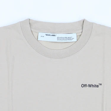 OFF-WHITE BEIGE 3D ARROWS T-SHIRT