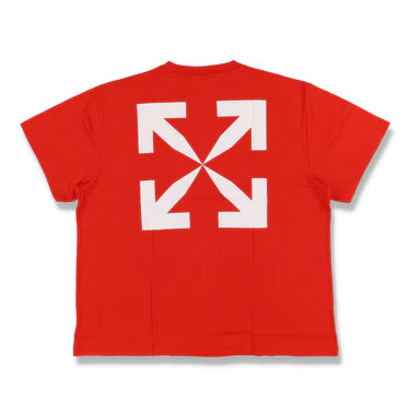 OFF-WHITE RED MONA LISA ARROWS OVERSIZED T-SHIRT