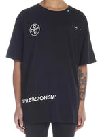 Off-White Black Impressionism Stencil Arrows Oversized T-Shirt