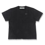 Off-White Washed Black Embroidered Scribble Arrows Oversized T-Shirt