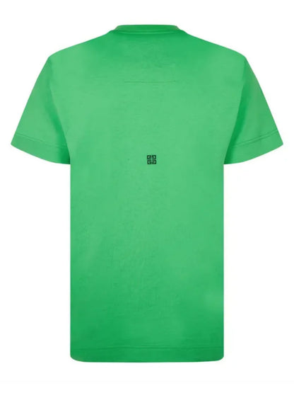 GIVENCHY TAB LOGO TEE GREEN