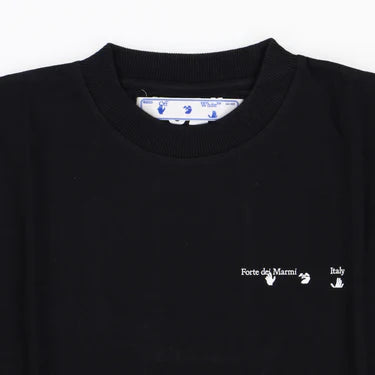 OFF-WHITE BLACK FORTE DEI MARMI EXCLUSIVE ARROWS T-SHIRT