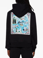 AMIRI CALIFORNIA HAWAIIAN HOODIE BLACK