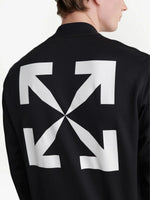 OFF-WHITE ARROW TRACK JACKET BLACK