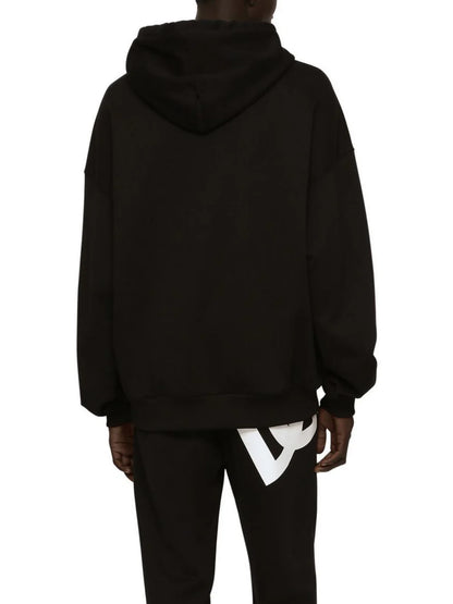 DOLCE & GABBANA DG HOODIE BLACK