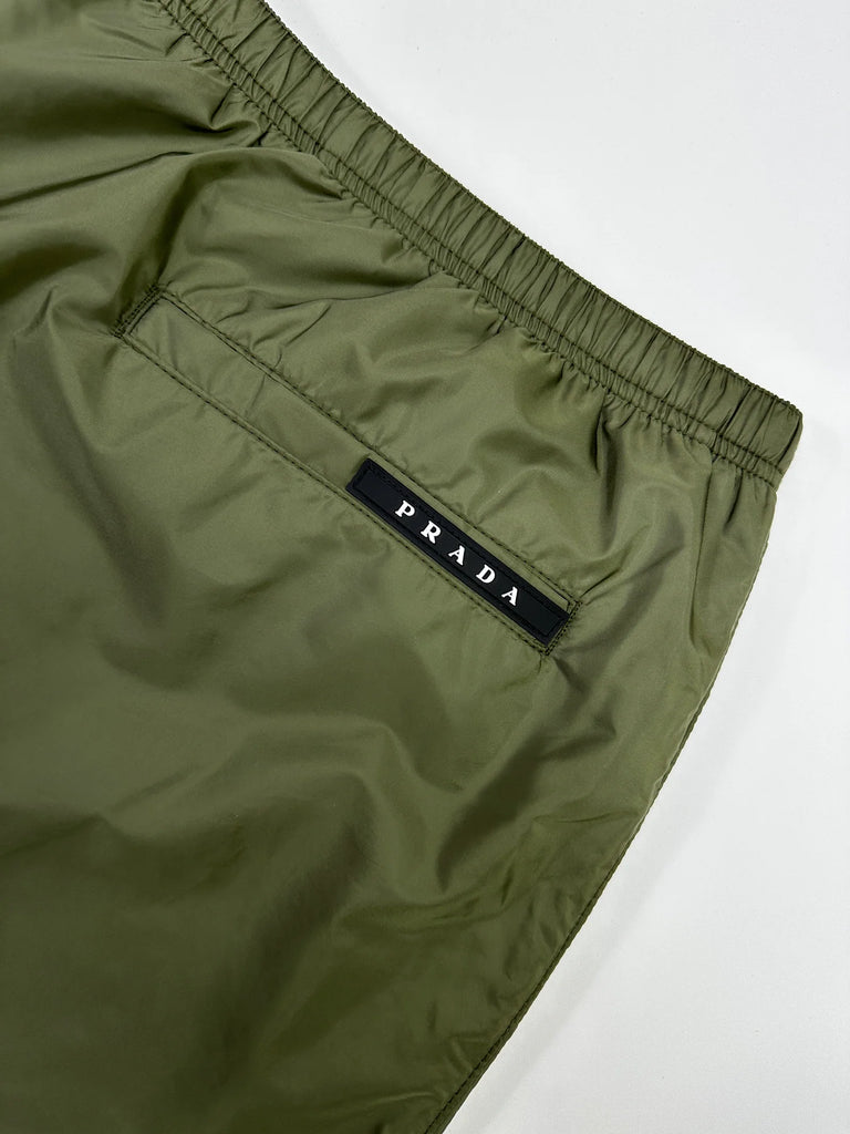 PRADA SWIM SHORTS KHAKI – HYPEWORLD