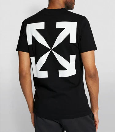 OFF-WHITE BLACK MONA LISA ARROWS T-SHIRT