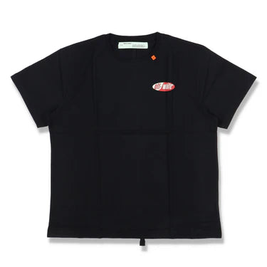 OFF-WHITE BLACK AND RED SPLIT ARROWS OVERSIZED T-SHIRT