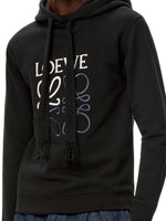 LOEWE ANAGRAM HOODIE BLACK