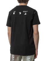 Off-White Black Swimming Man Big Logo T-Shirt