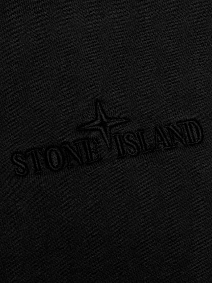 Stone Island Chest Logo Crewneck Sweatshirt (Black)