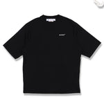 OFF-WHITE BLACK CARAVAGGIO CROWNING SKATE T-SHIRT