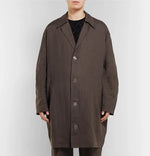 Off-White x Mr Porter Brown Arrows Work Trench Linen Trench Coat