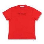 OFF-WHITE RED PASCAL HAND GUN LOGO OVERSIZED T-SHIRT