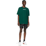 OFF-WHITE GREEN PAINTERS HAND LOGO OVERSIZED T-SHIRT