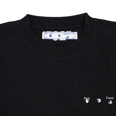 OFF-WHITE BLACK PARIS EXCLUSIVE ARROWS T-SHIRT