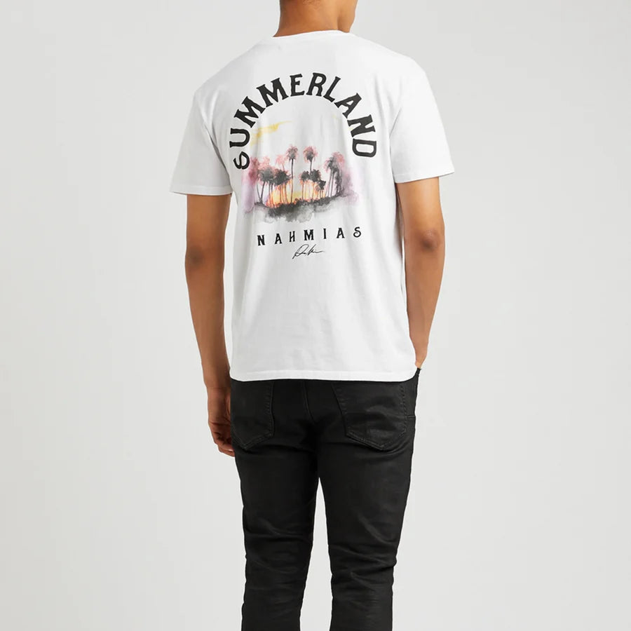NAHMIAS SUNSET TEE WHITE