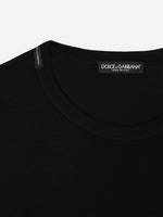 DOLCE & GABBANA BEE CROWN TEE BLACK