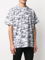 OFF-WHITE GREY ARROWS PATTERN OVERSIZED T-SHIRT