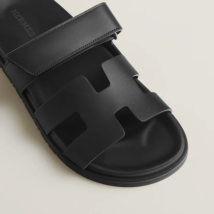 Hermes Chypre Sandal (Black)