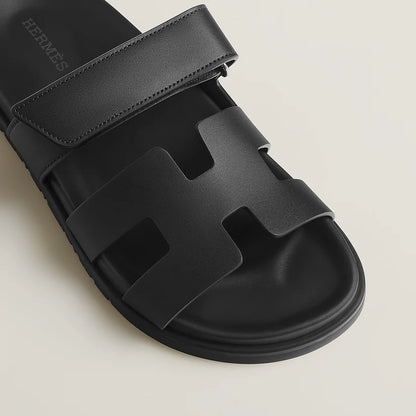 Hermes Chypre Sandal (Black)
