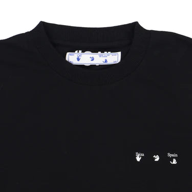 OFF-WHITE BLACK IBIZA EXCLUSIVE ARROWS T-SHIRT