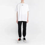 OFF-WHITE WHITE AIRPORT TAPE ARROWS OVERSIZED T-SHIRT