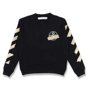 OFF-WHITE BLACK TAPE ARROWS LOGO SWEATSHIRT