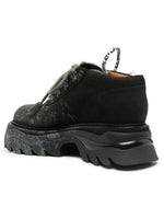 OFF-WHITE SCULPTED PLATFORM CHUNKY SNEAKERS BLACK