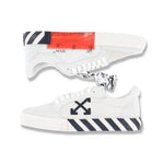 OFF-WHITE WHITE PONY HAIR VULCANIZED TRAINERS