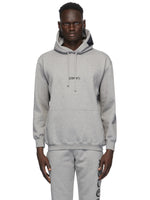 VETEMENTS WRITTEN LOGO HOODIE GREY