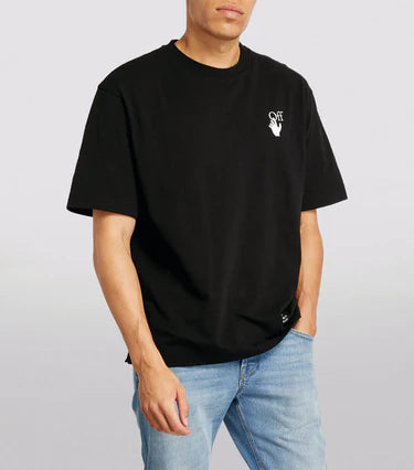 OFF-WHITE BLACK CARAVAGGIO ARROWS SKATE T-SHIRT