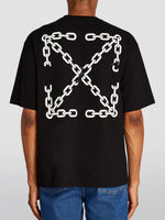 OFF-WHITE CHAIN ARROW TEE BLACK