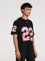 AMIRI 22 FOOTBALL JERSEY BLACK