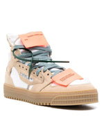 OFF-WHITE OFF-COURT 3.0 HIGH TOP SNEAKERS WHITE SAND