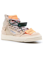 OFF-WHITE OFF-COURT 3.0 HIGH TOP SNEAKERS BEIGE