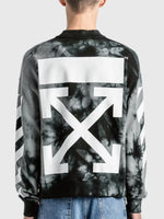 OFF-WHITE TIE DYE ARROW SWEATER