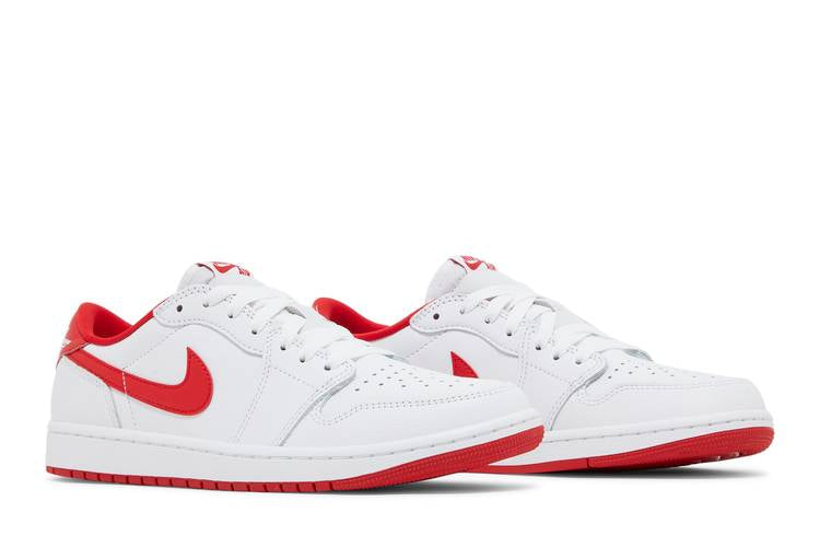 AJ1 Low OG White Red