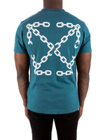 Off-White Chain Arrow Slim Tee (Duck Green)