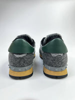 VALENTINO WOOL ROCKRUNNER SNEAKERS GREY