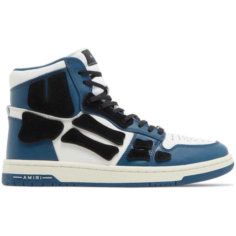 AMIRI SKEL TOP HI SNEAKERS NAVY WHITE