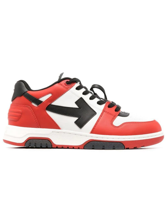 OFF WHITE OUT OF OFFICE SNEAKERS WHITE/RED/BLACK