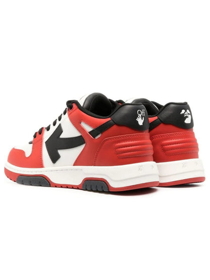 OFF WHITE OUT OF OFFICE SNEAKERS WHITE/RED/BLACK
