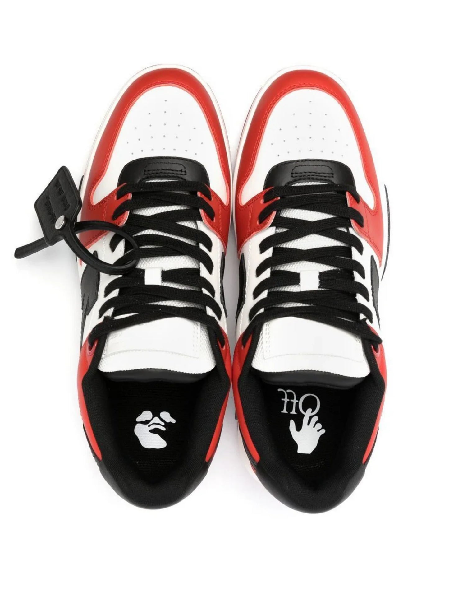 OFF WHITE OUT OF OFFICE SNEAKERS WHITE/RED/BLACK